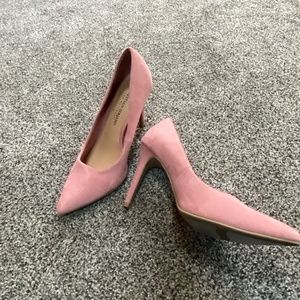 Pink high heels size 7